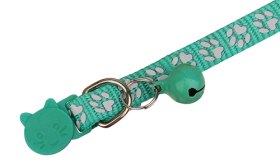 Paw-pattern Breakaway Cat Collar