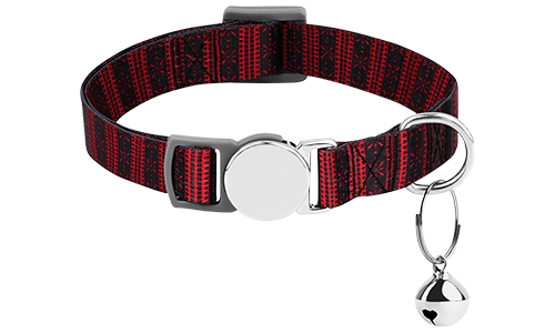 Buckle-Down Breakaway Katzenhalsband - Verstellbar 20,3-30,5 Cm, 1,27 Cm Breit, Blaugrün/fuchsia/gelb